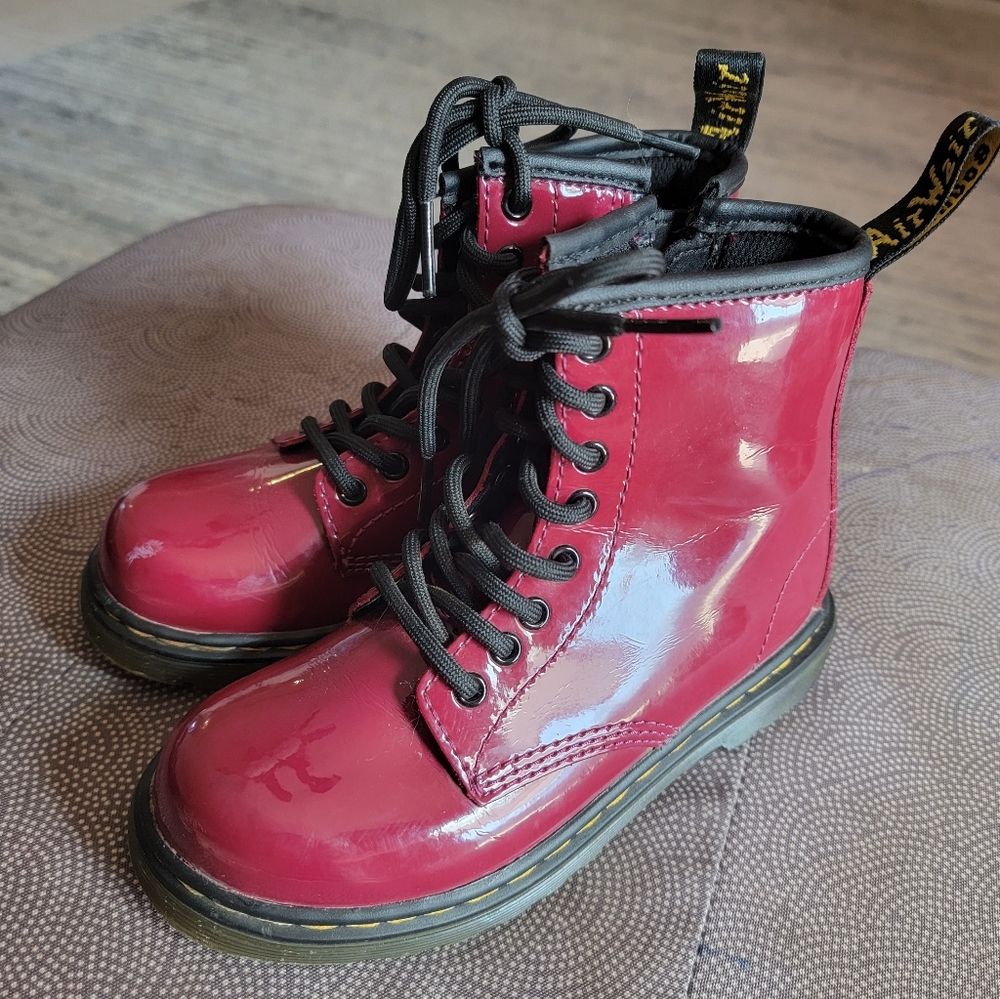 cherry red dr martens
